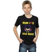 T-shirt enfant Dc Comics Batgirl Mum I Love You This Much