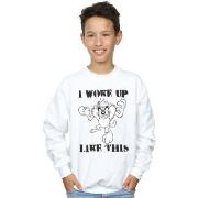 Sweat-shirt enfant Dessins Animés Taz I Woke Up Like This