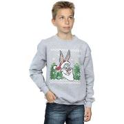 Sweat-shirt enfant Dessins Animés Bugs Bunny Christmas Fair Isle
