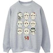 Sweat-shirt Friday The 13Th Jason Masks