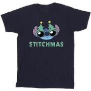 T-shirt enfant Disney Lilo Stitch Stitchmas Glasses