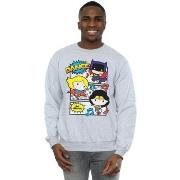 Sweat-shirt Dc Comics Chibi Super Friends Dance