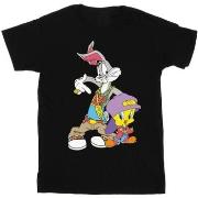 T-shirt enfant Dessins Animés Bugs And Tweety Hip Hop