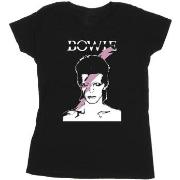 T-shirt David Bowie Pink Flash