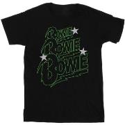 T-shirt David Bowie Multiple Neon Logo