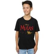 T-shirt enfant Disney Mulan Movie Logo