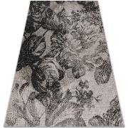 Tapis Rugsx TAPIS EN CORDE SIZAL FLOORLUX 20491 FLEURS 200x290 cm