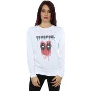 Sweat-shirt Marvel Deadpool Dripping Head