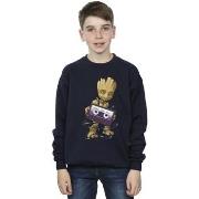 Sweat-shirt enfant Marvel Guardians Of The Galaxy Groot Cosmic Tape