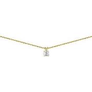 Collier Brillaxis Collier solitaire diamant or 18 carats 0.30 ct