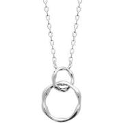 Collier Brillaxis Collier argent rhodié anneaux entrelacés