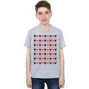 T-shirt enfant Disney Mickey And Minnie Christmas Hearts