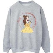 Sweat-shirt Disney Beauty And The Beast I'd Rather Be Reading