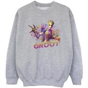 Sweat-shirt enfant Marvel Guardians Of The Galaxy Abstract Groot