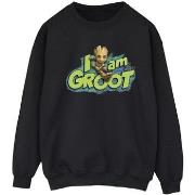 Sweat-shirt Marvel Guardians Of The Galaxy I Am Groot Jumping