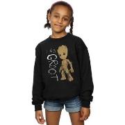 Sweat-shirt enfant Marvel Guardians Of The Galaxy I Am Groot Scribbles