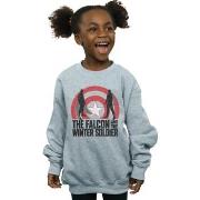 Sweat-shirt enfant Marvel The Falcon And The Winter Soldier Shield Sil...