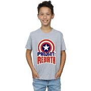 T-shirt enfant Marvel Captain America Project Rebirth