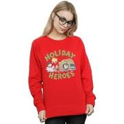 Sweat-shirt Dc Comics Justice League Christmas Delivery