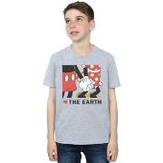 T-shirt enfant Disney Mickey Mouse Heart The Earth