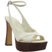 Chaussures Guess Sandalo Donna Tacco Alto Ivory Bianco FLJINALEA03