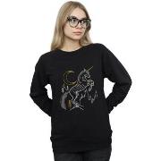 Sweat-shirt Harry Potter Unicorn Line Art