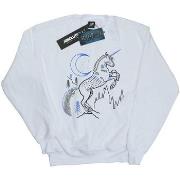 Sweat-shirt Harry Potter Unicorn Line Art