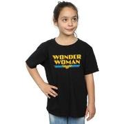 T-shirt enfant Dc Comics Wonder Woman Text Logo