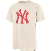 T-shirt '47 Brand 47 TEE MLB NEW YORK YANKEES IMPRINT ECHO NATURAL