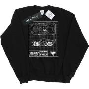 Sweat-shirt Disney Cars Lightning McQueen Blueprint