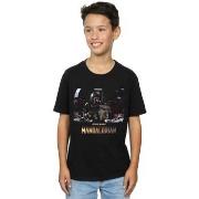 T-shirt enfant Disney The Mandalorian Child On Board