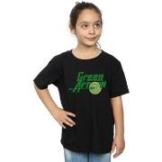 T-shirt enfant Dc Comics Green Arrow Text Logo