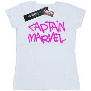 T-shirt Marvel Captain Spray Text
