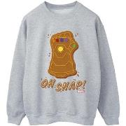 Sweat-shirt Marvel Thanos Oh Snap