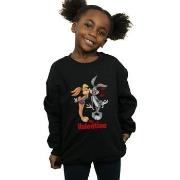 Sweat-shirt enfant Dessins Animés Bugs Bunny And Lola Valentine's Day