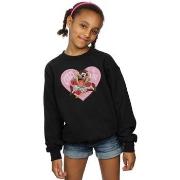 Sweat-shirt enfant Dessins Animés Taz Valentine's Day Crazy In Love