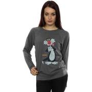 Sweat-shirt Dessins Animés Sylvester Distressed