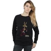 Sweat-shirt Dessins Animés Wile E Coyote Distressed