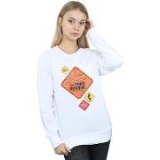 Sweat-shirt Dessins Animés Road Runner Road Sign