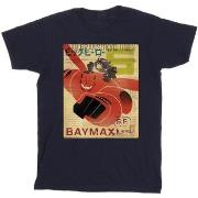 T-shirt Disney Big Hero 6 Baymax Flying Baymax Newspaper