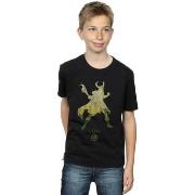 T-shirt enfant Marvel Loki Silhouette
