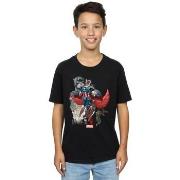 T-shirt enfant Marvel Falcon Evolution