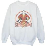 Sweat-shirt enfant Dc Comics Shazam Retro Circle Distressed