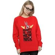 Sweat-shirt Dessins Animés Naughty Is The New Nice