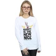 Sweat-shirt Dessins Animés Naughty Is The New Nice