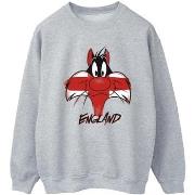 Sweat-shirt Dessins Animés Sylvester England Face