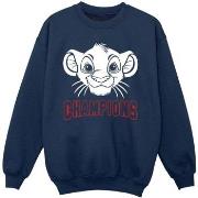Sweat-shirt enfant Disney The Lion King Simba Face Champion