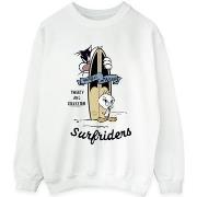 Sweat-shirt Dessins Animés Tweety And Sylvester Perfect Waves