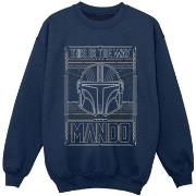 Sweat-shirt enfant Disney The Mandalorian The Way