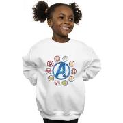 Sweat-shirt enfant Marvel Avengers Endgame Painted Icons